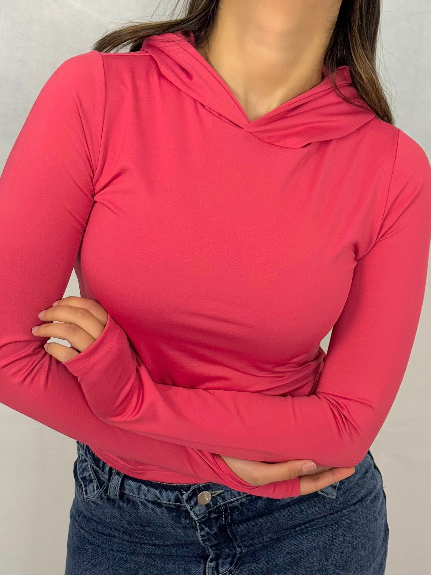 Hooded basic top code(791)