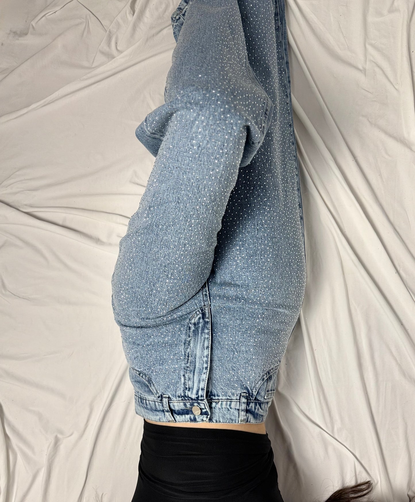 Blingy blue jeans