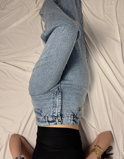 Blingy blue jeans