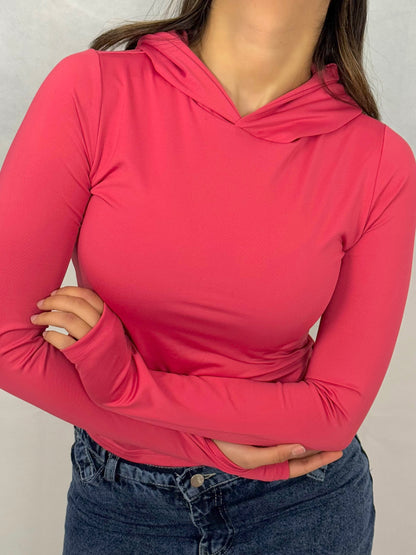 Hooded basic top code(791)