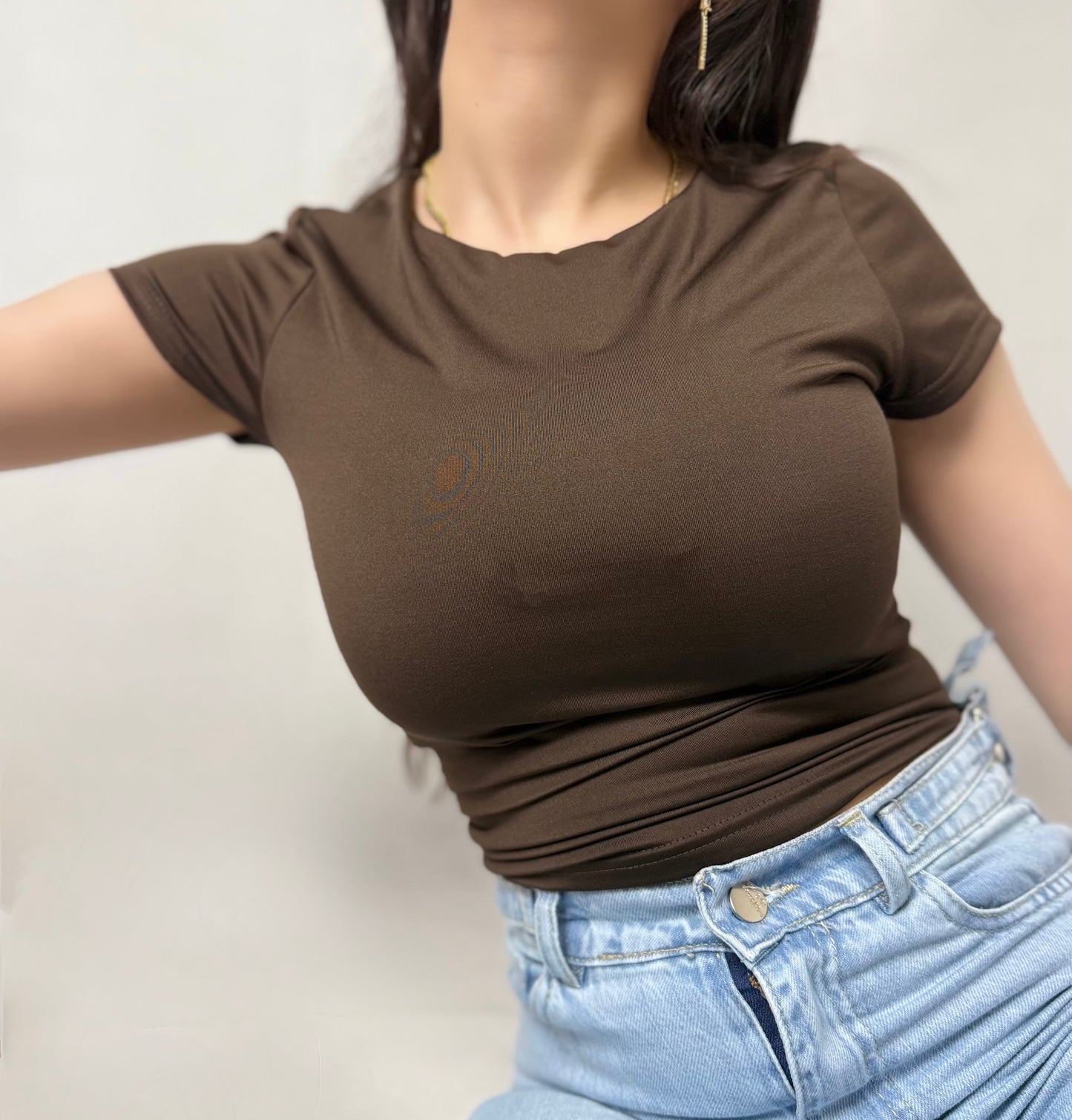 Crew neck short sleeve basic code(834)